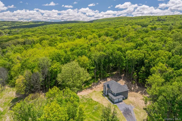 a view of yard with green space