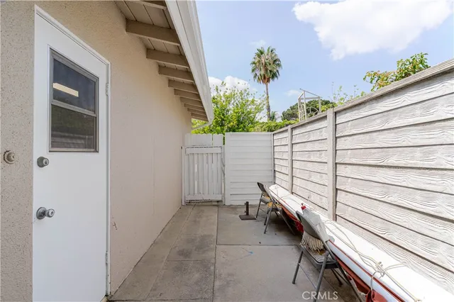 a view of a garage room