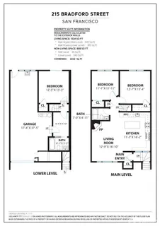 $1,295,000 | 215 Bradford Street, San Francisco, CA 94110