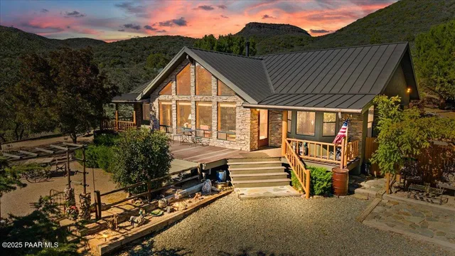 a outdoor space with patio furniture