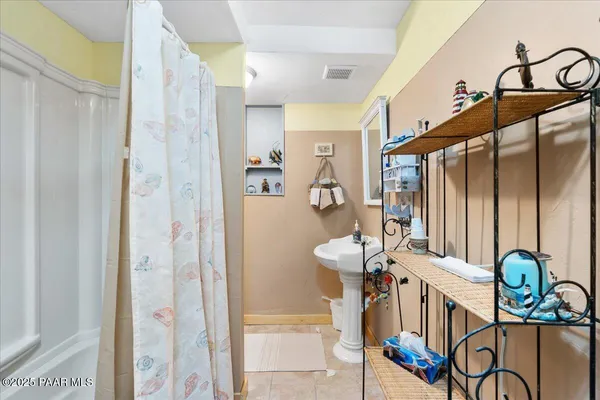 a view of a backyard of a house