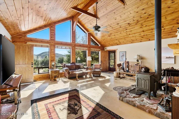 a view of a dining room and livingroom