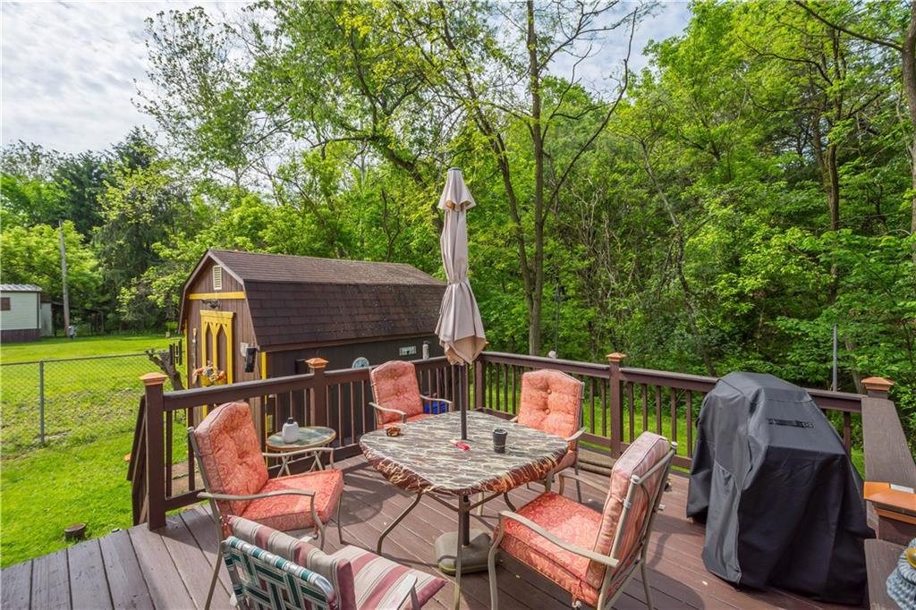 534 Finks Run Road McDonald, PA 15057 - Photo 5 of 35 a view of backyard with deck and outdoor seating