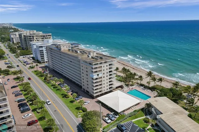 a view of a city with ocean