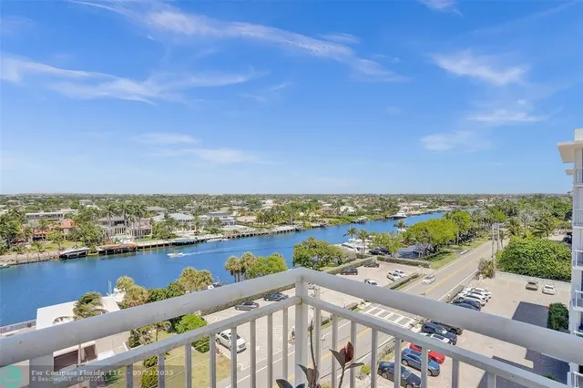a view of a city from a terrace