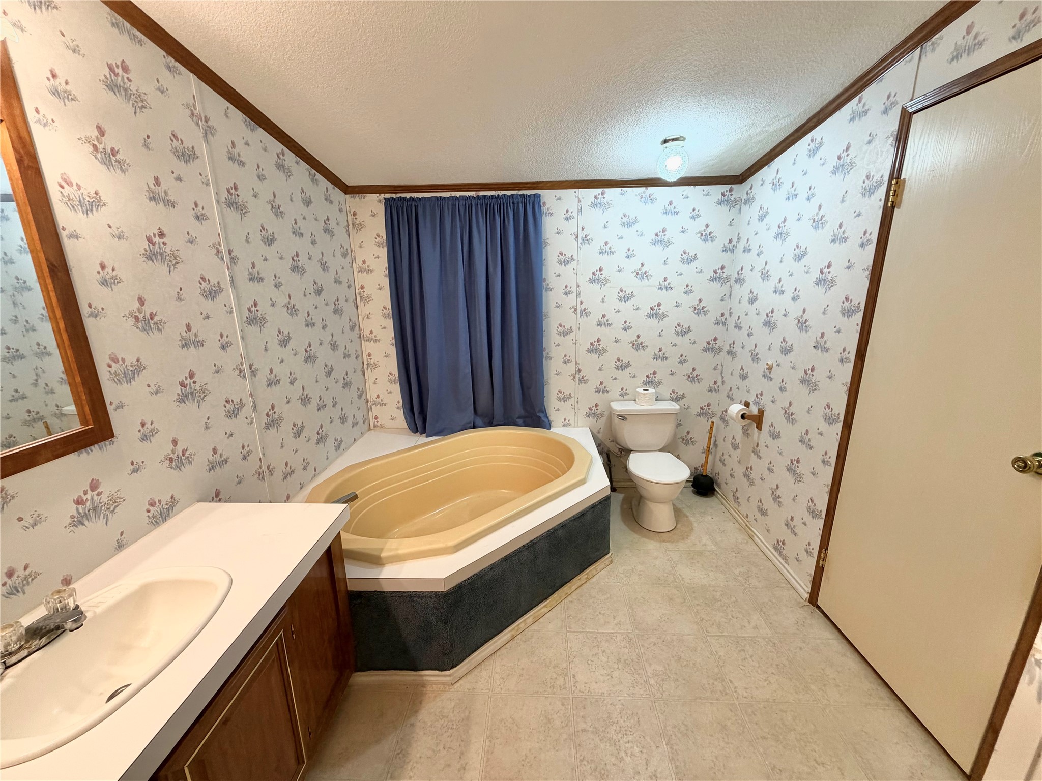 153 Prairie Lea Drive Angleton, TX 77515 - Photo 28 of 30 a bathroom with a granite countertop sink toilet and shower