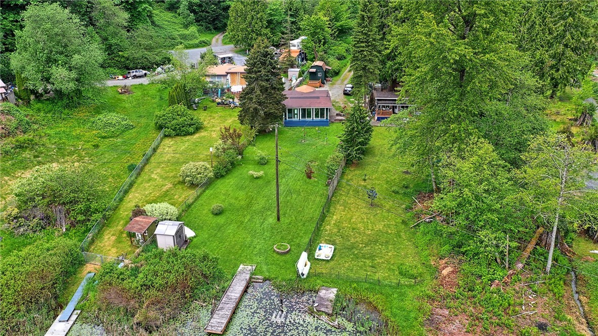 18812 Lerch Road Snohomish, WA 98290 - Photo 16 of 35 an aerial view of residential houses with outdoor space and trees