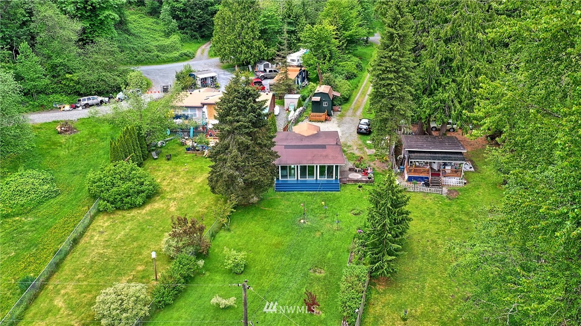 18812 Lerch Road Snohomish, WA 98290 - Photo 19 of 35 an aerial view of a house with a yard