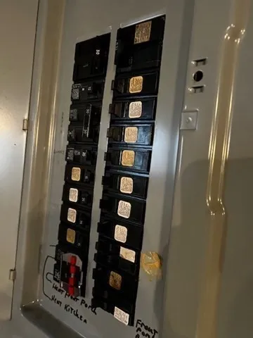 wooden floor in a room