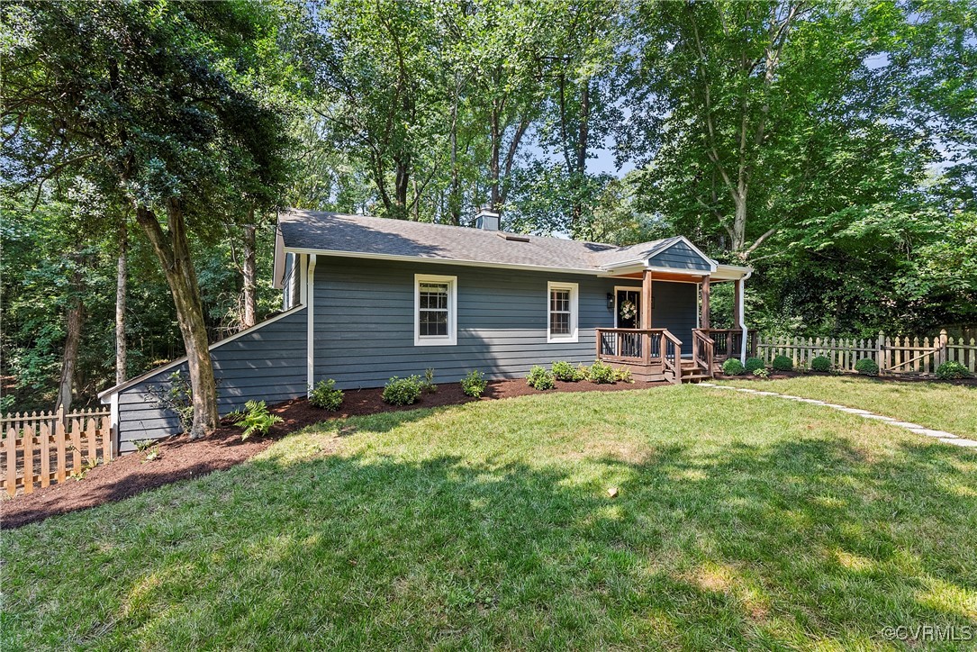 2502 Brookwood Road North Chesterfield, VA 23235 - Photo 31 of 32 a view of a house with a yard and sitting area