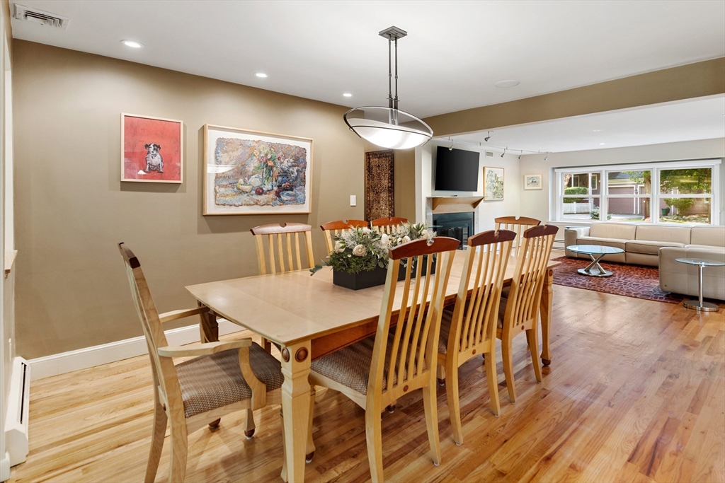 75 Cedar Street Lexington, MA 02421 - Photo 8 of 42 a view of a dining room with furniture window and wooden floor