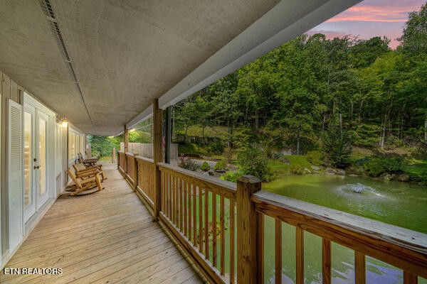 3127 Emerald Springs Loop Sevierville, TN 37862 - Photo 12 of 60 a view of a porch with wooden floor and outdoor space