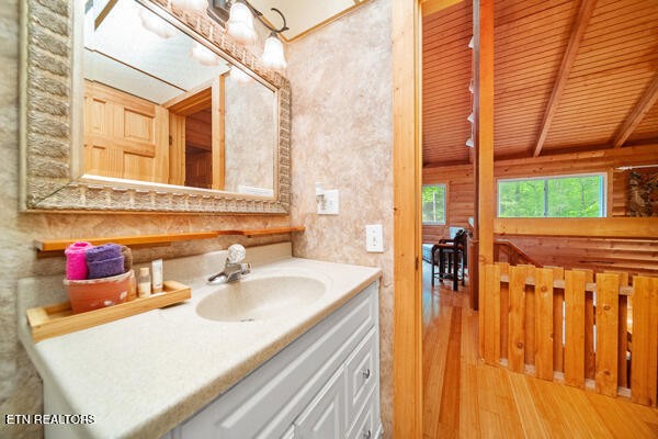 3127 Emerald Springs Loop Sevierville, TN 37862 - Photo 48 of 60 a bathroom with a sink and a mirror