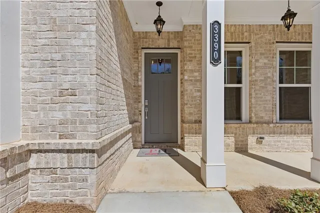 a view of front door and outdoor space