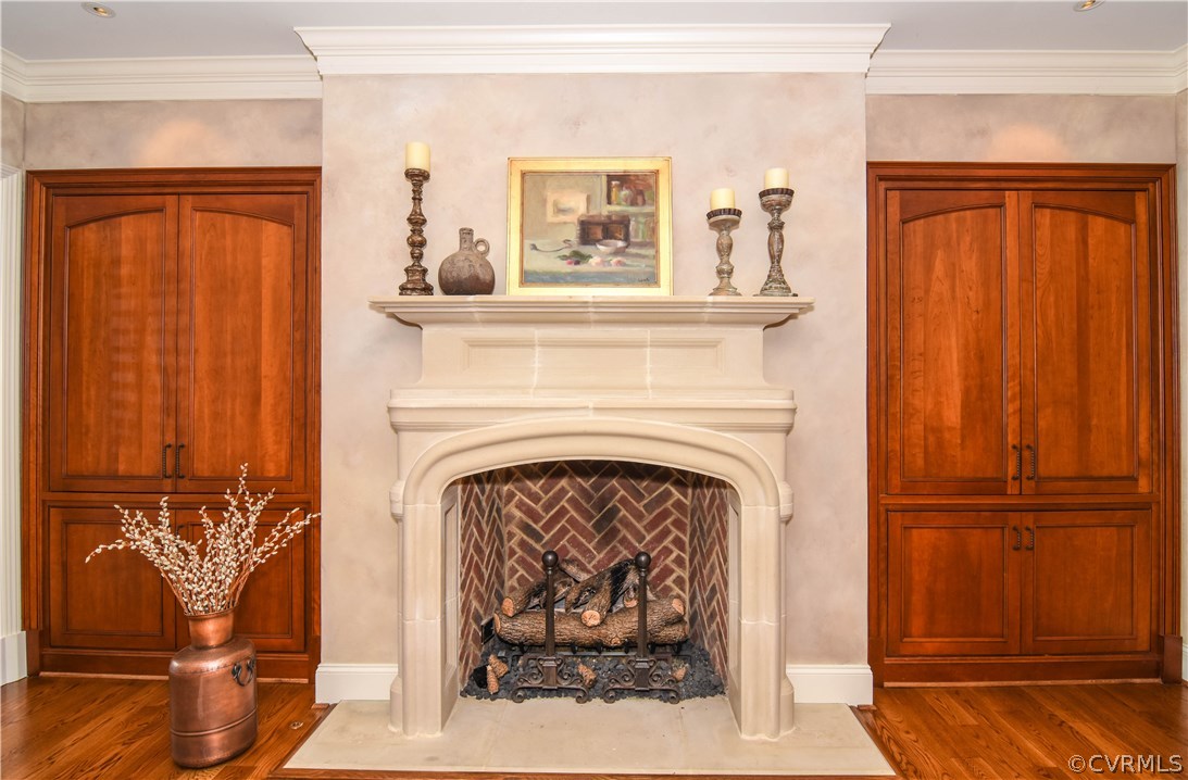 201 Kinloch Road Manakin-Sabot, VA 23103 - Photo 10 of 50 Custom built limestone fireplace with built ins fo