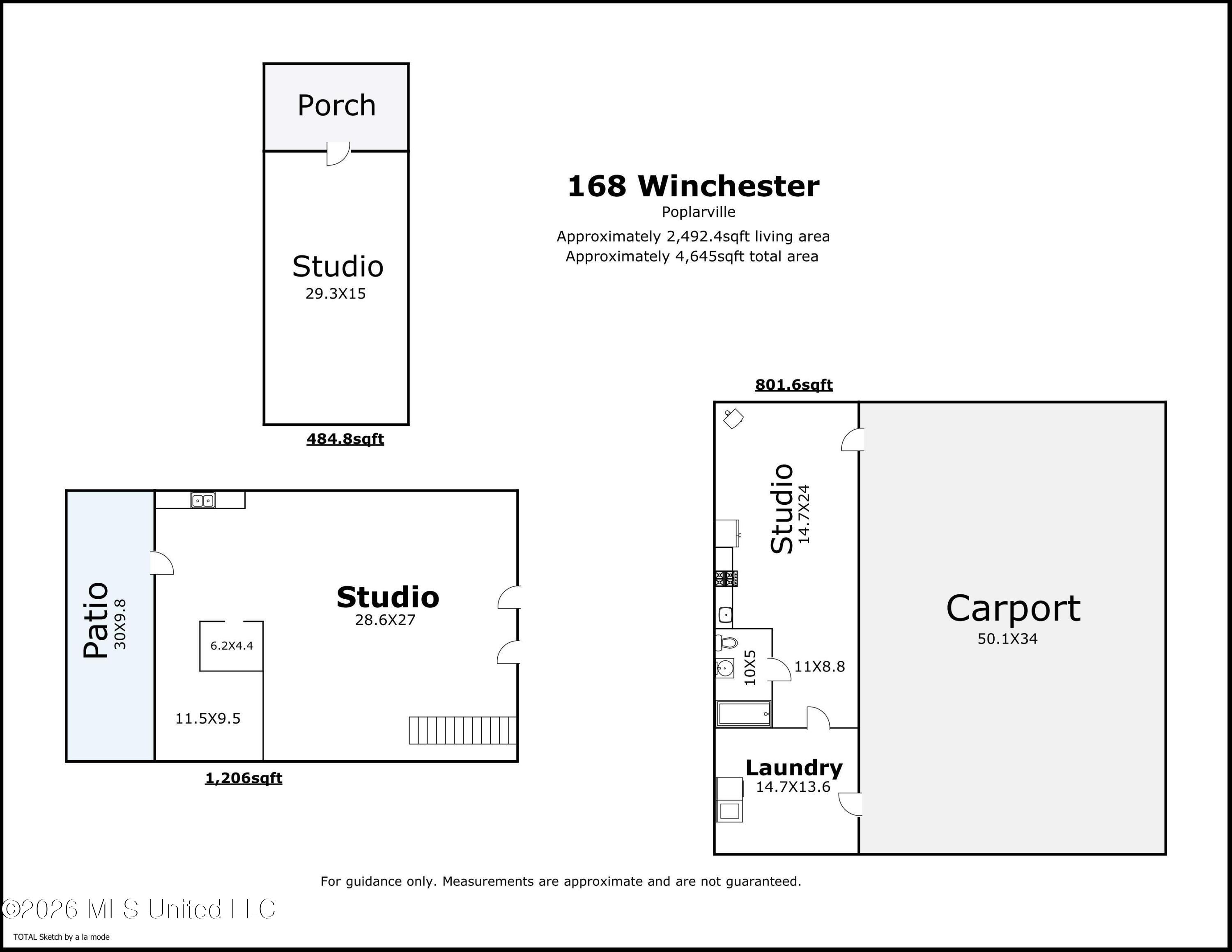 168 Winchester Road Poplarville, MS 39470 - Photo 42 of 42 168WinchesterFloorplan_01