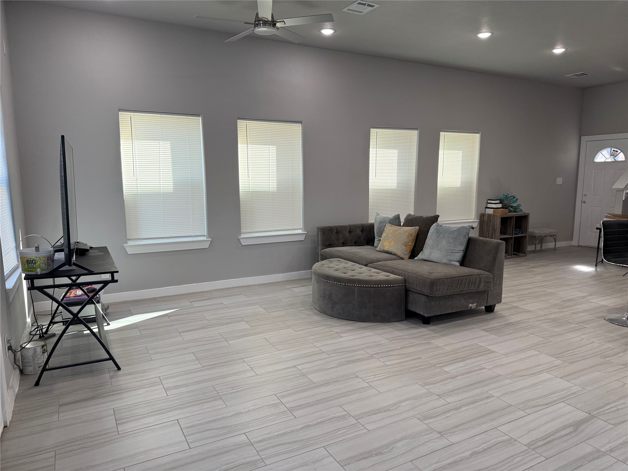 215 South 7th Street Beasley, TX 77417 - Photo 5 of 16 a living room with furniture and a wooden floor