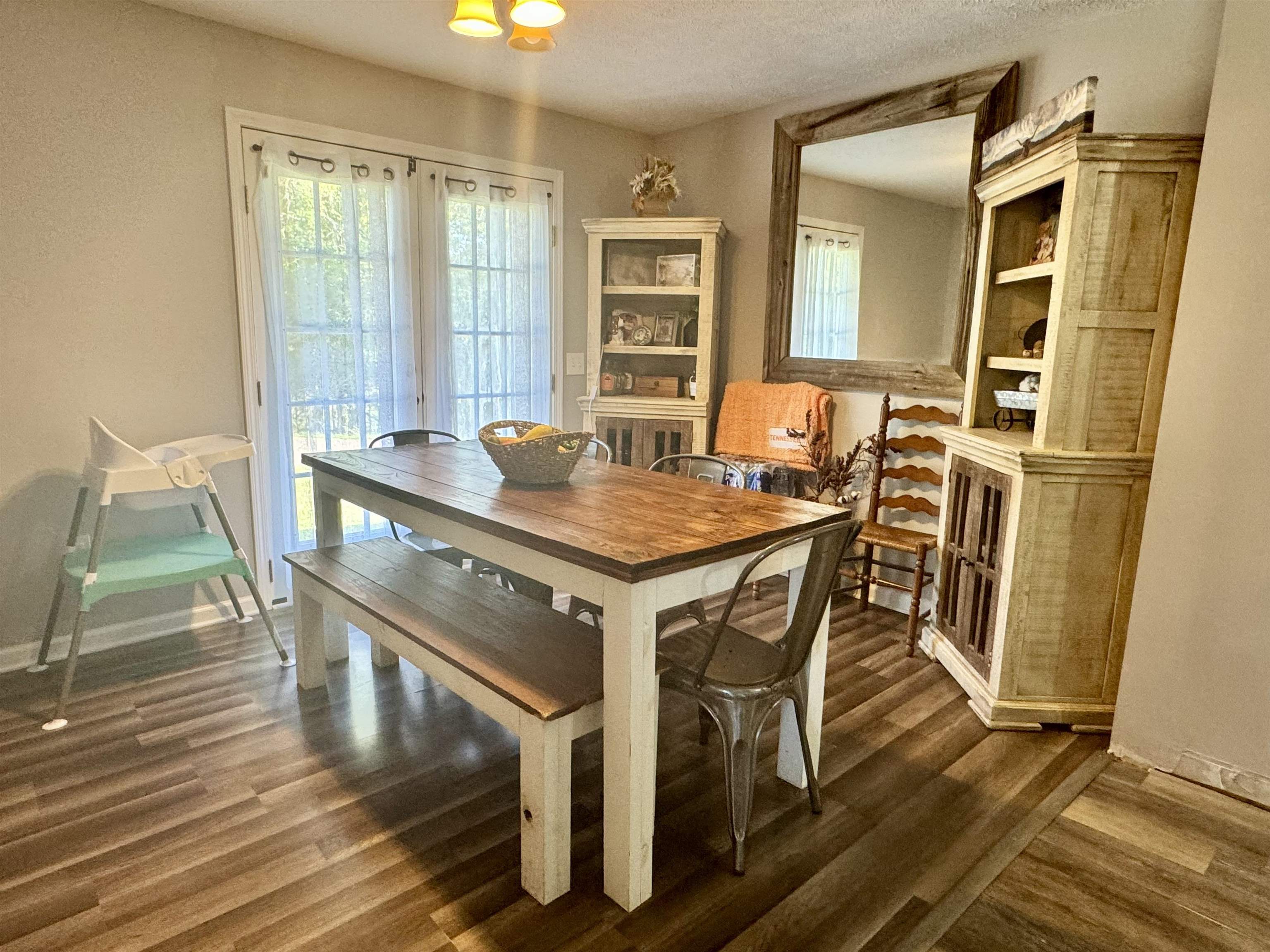 780 Ammons Road Selmer, TN 38375 - Photo 6 of 21 Dining room with dark hardwood / wood-style floors