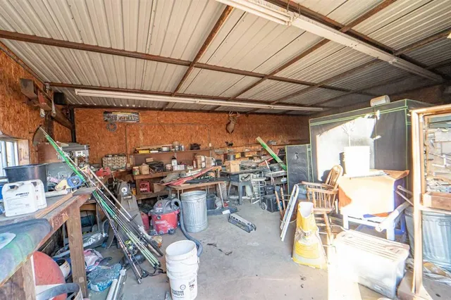 a view of a storage room with a lot of stuff