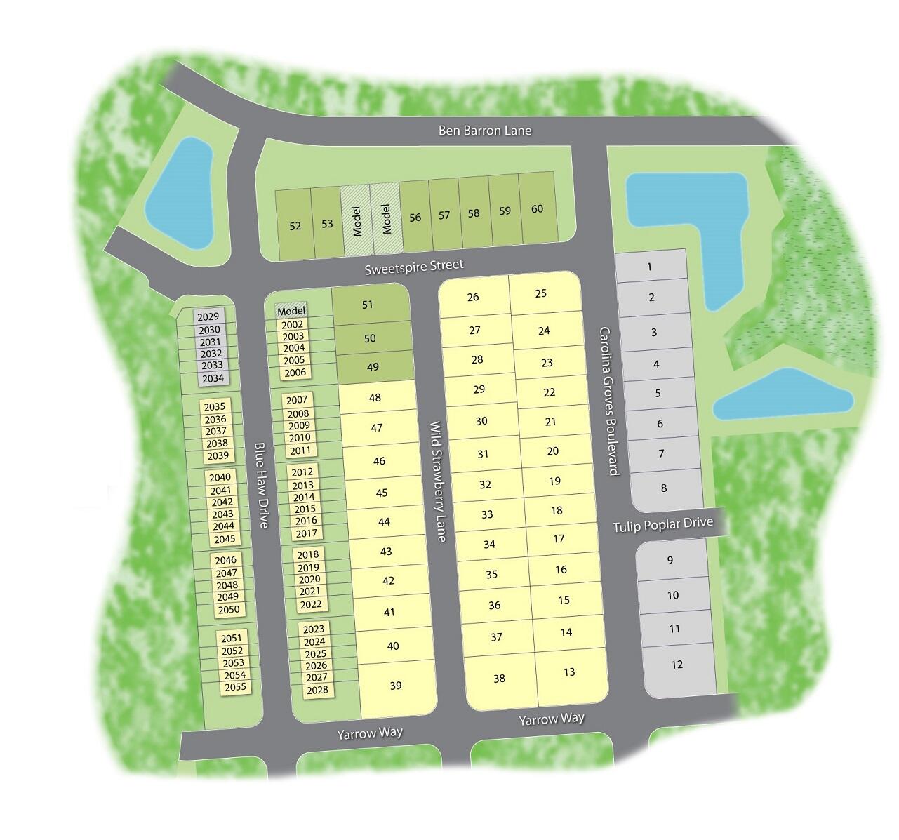 227 Blue Haw Drive Moncks Corner, SC 29461 - Photo 3 of 20 6 - Carolina Groves - Community Map Ten