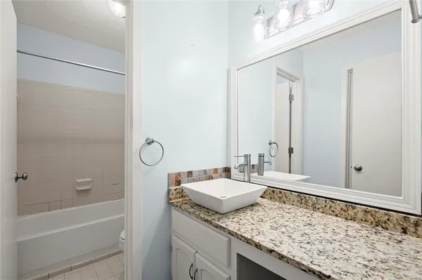 a view of a wooden door