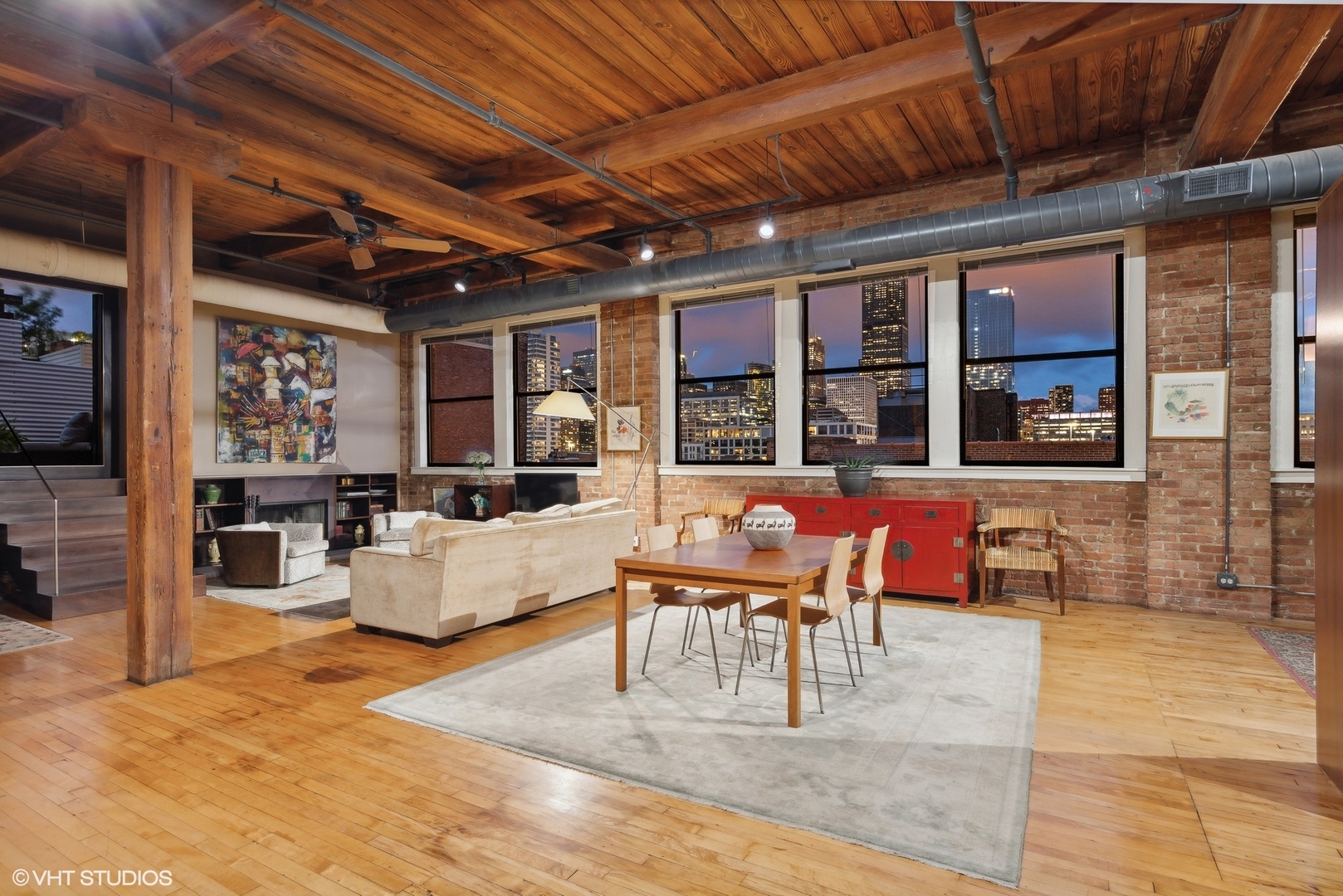 411 South Sangamon Street, Unit 8E Chicago, IL 60607 - Photo 12 of 25 a outdoor space with patio lots of furniture and white walls