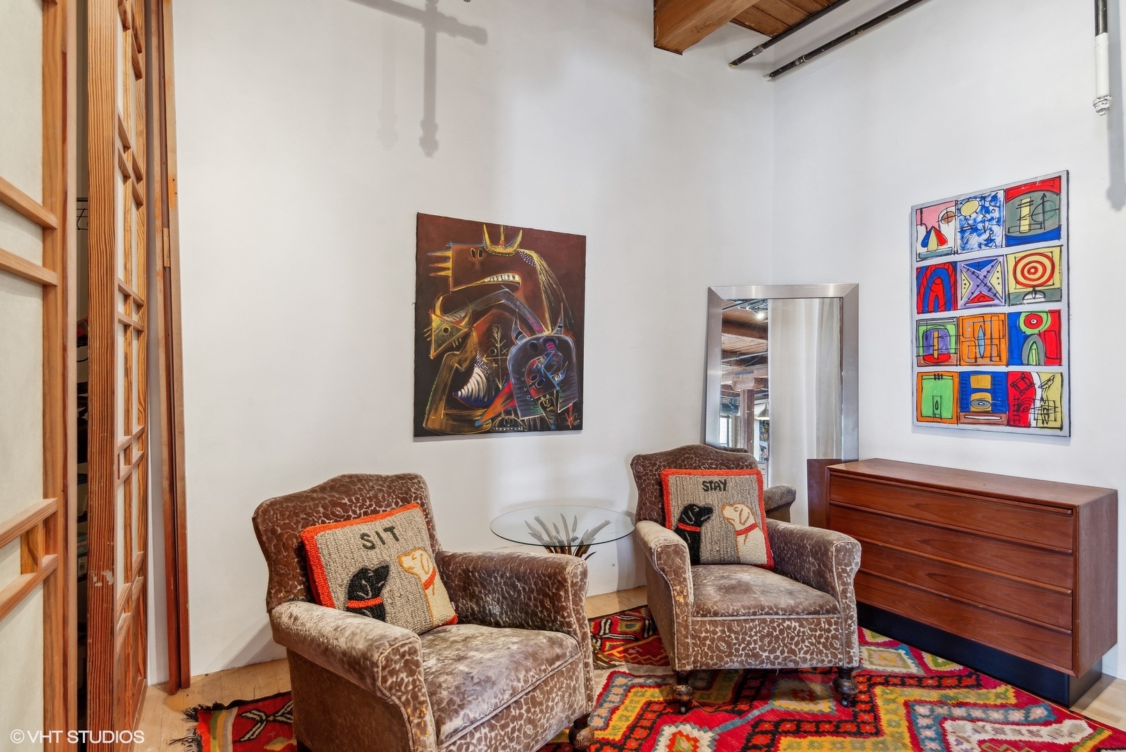 411 South Sangamon Street, Unit 8E Chicago, IL 60607 - Photo 22 of 25 a living room with furniture and a window