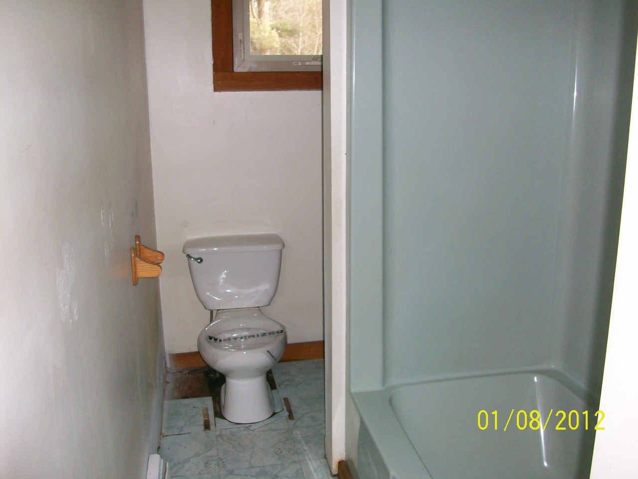 819 Bonny Rigg Hill Road Becket, MA 01223 - Photo 4 of 7 a bathroom with a toilet and a sink