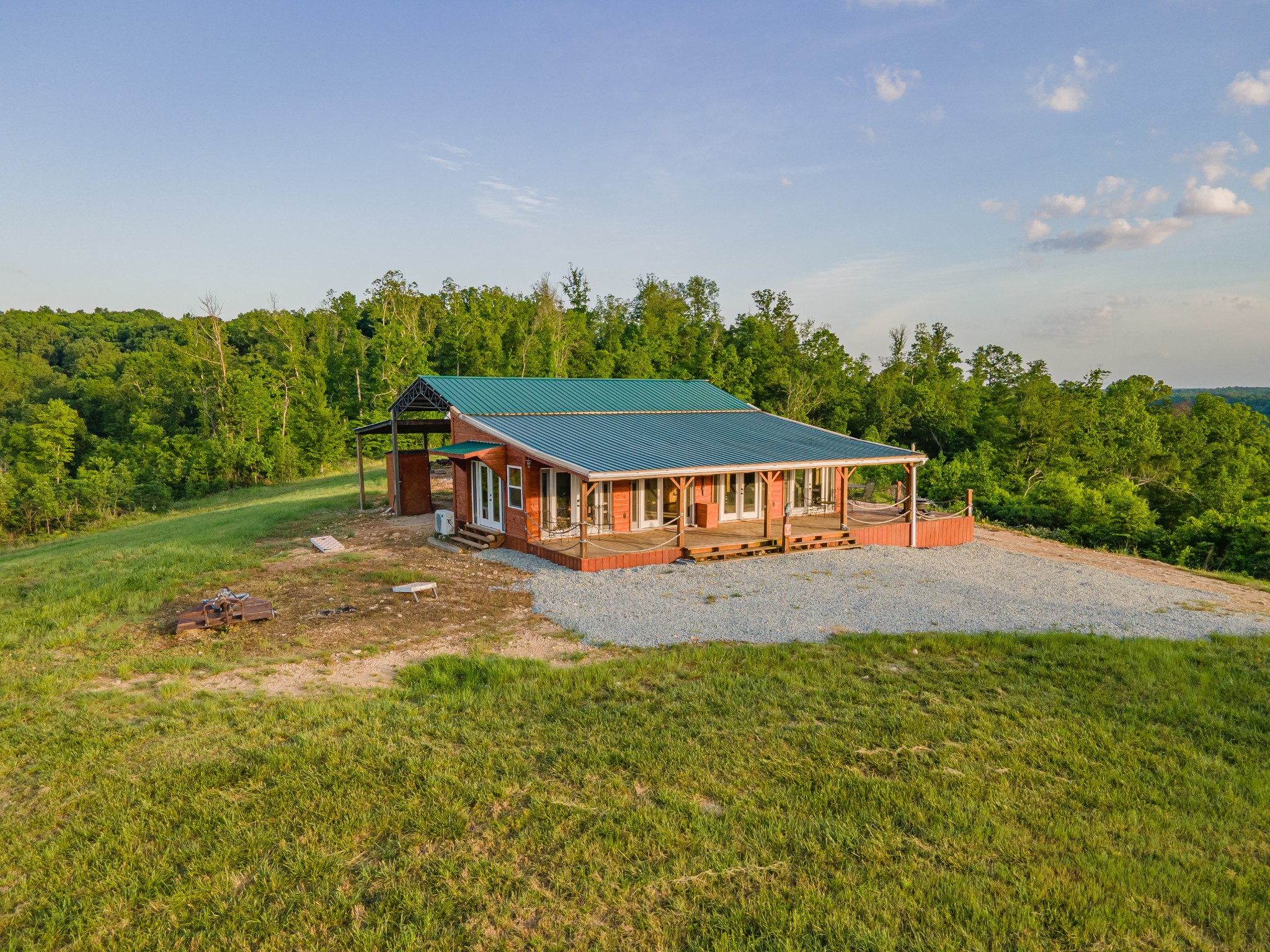 3383 Coble To Only Road Nunnelly, TN 37137 - Photo 4 of 75 an aerial view of a house with big yard