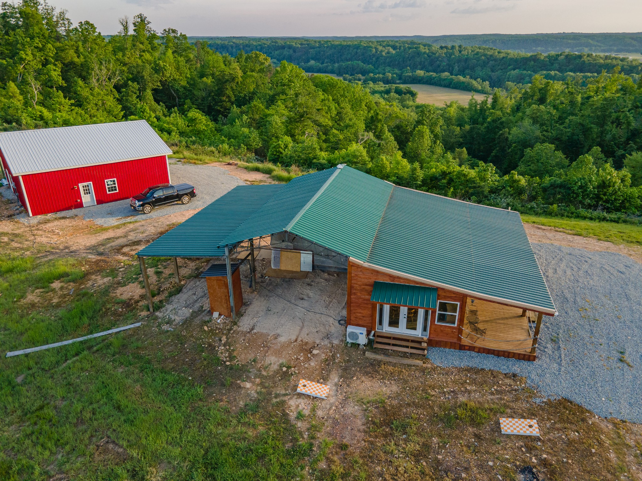 3383 Coble To Only Road Nunnelly, TN 37137 - Photo 42 of 75 an aerial view of a house having yard