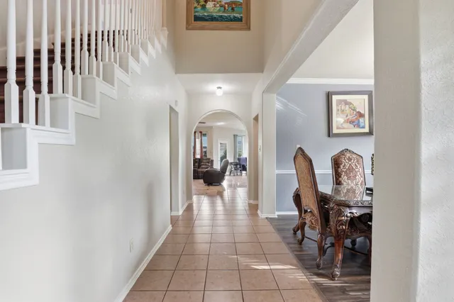 a room with furniture and a window