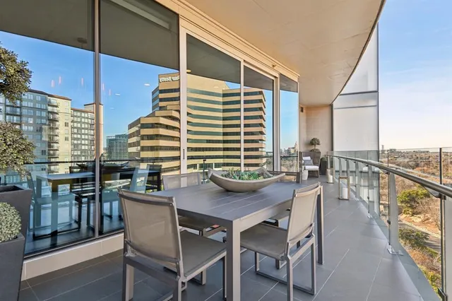 a view of balcony and patio