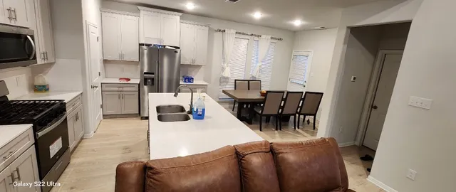 a close view of stove top oven