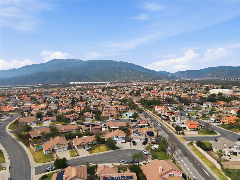 3684 North Veronica Court Rialto, CA 92377 - Photo 71 of 75 an aerial view of residential houses with outdoor space