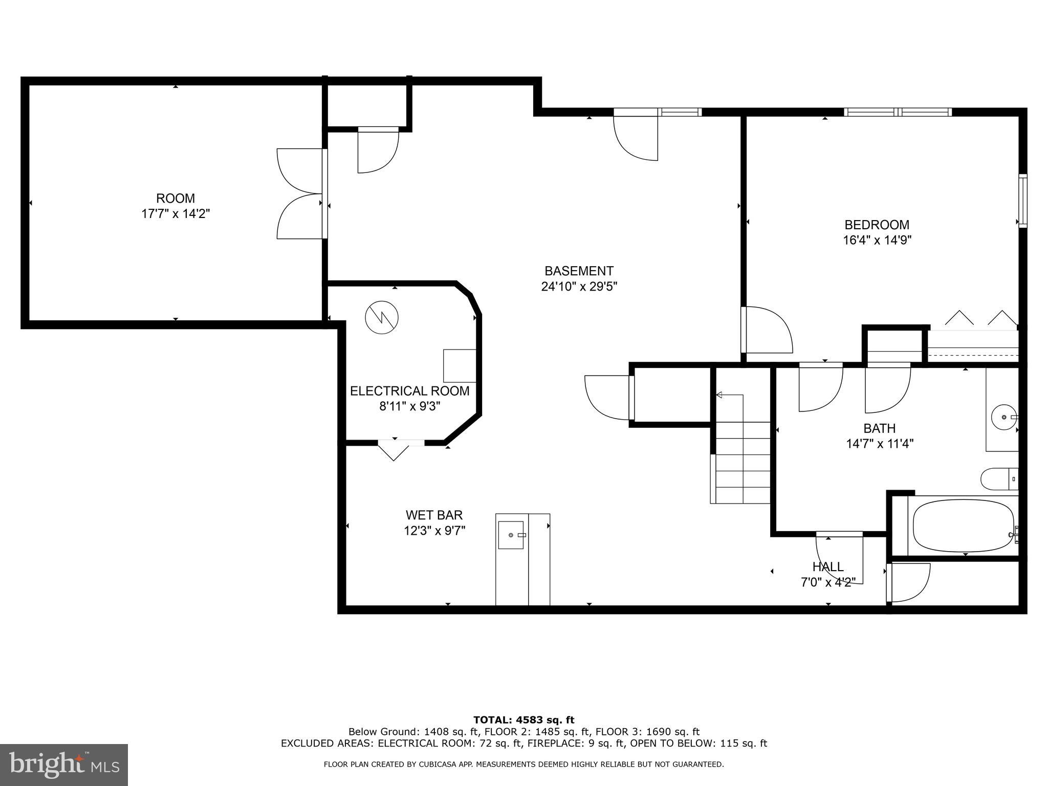 7102 Clarkson Drive Springfield, VA 22150 - Photo 23 of 26 a picture of a floor plan