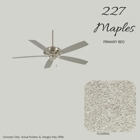 a wall with a ceiling fan