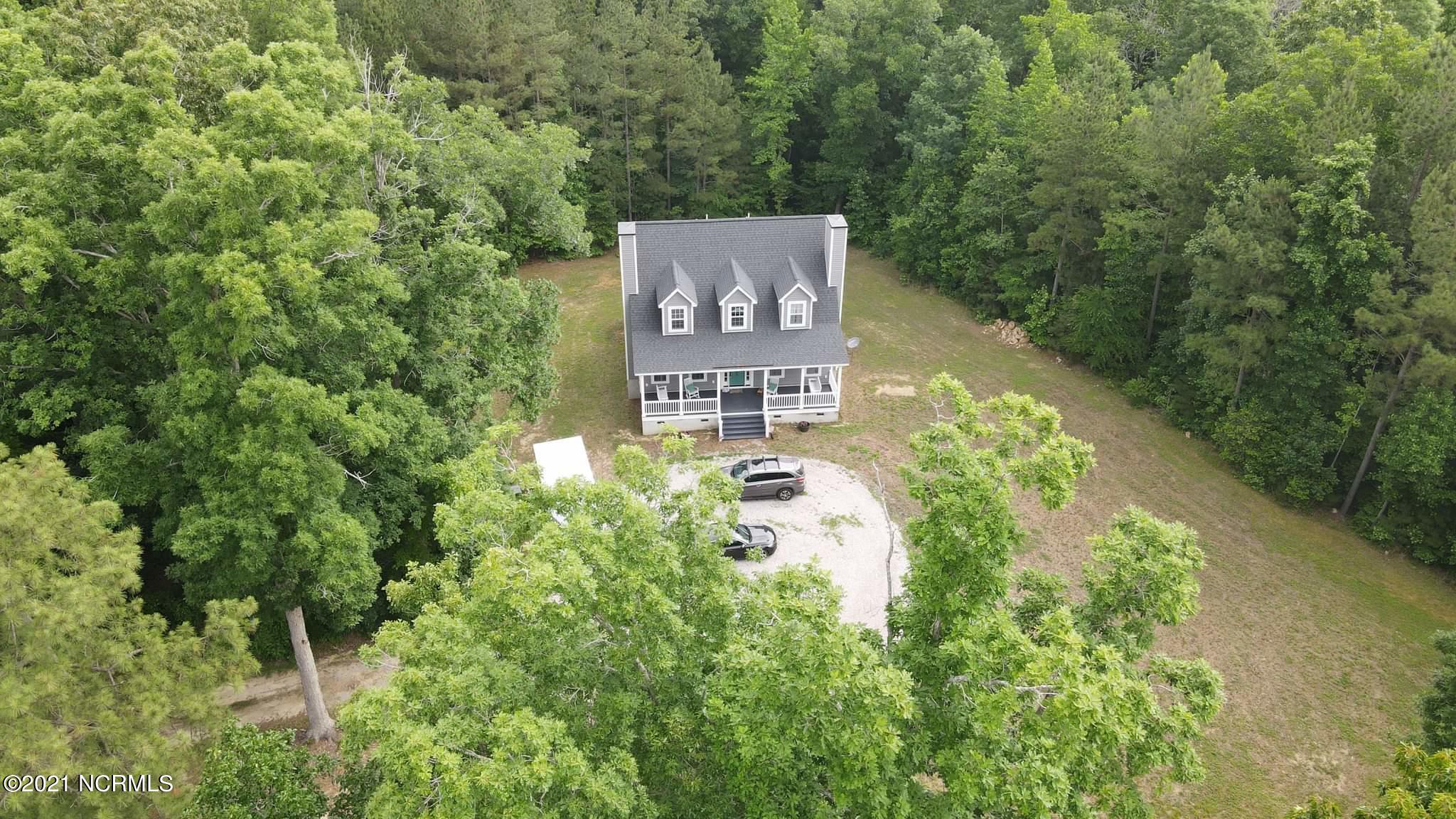8324 Boy Scout Road Bailey, NC 27807 - Photo 4 of 44 Drone overhead view