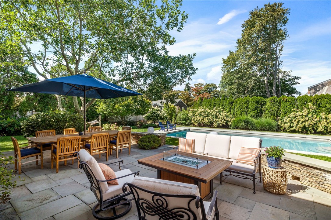 100 Longfellow Road Jamestown, RI 02835 - Photo 19 of 50 Located off the living and dining room is this private raised patio