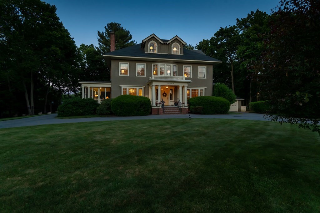 16 Hidden Road Andover, MA 01810 - Photo 42 of 42 a front view of a house with a garden