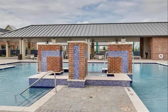 a view of outdoor space with seating area
