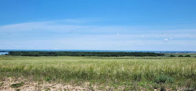 a view of a lake and mountain