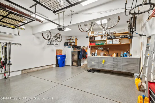 a view of garage