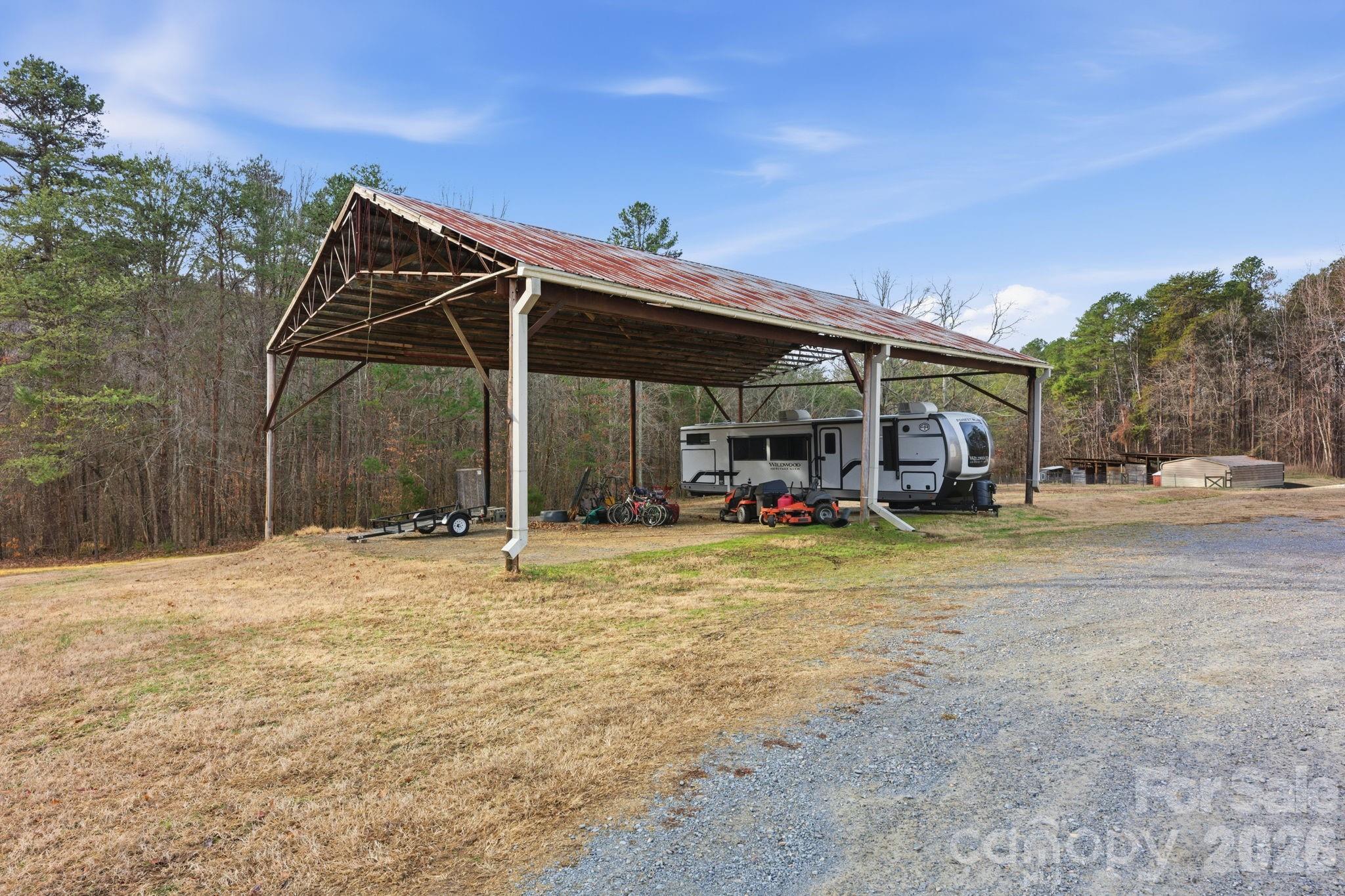495 Chalk Maple Road China Grove, NC 28023 - Photo 8 of 48 a view of a house with backyard