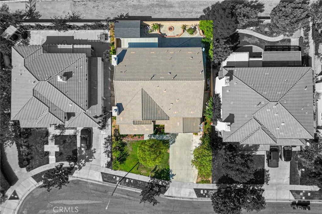 6360 Day Lily Court Rancho Cucamonga, CA 91737 - Photo 55 of 56 an aerial view of a house with outdoor space