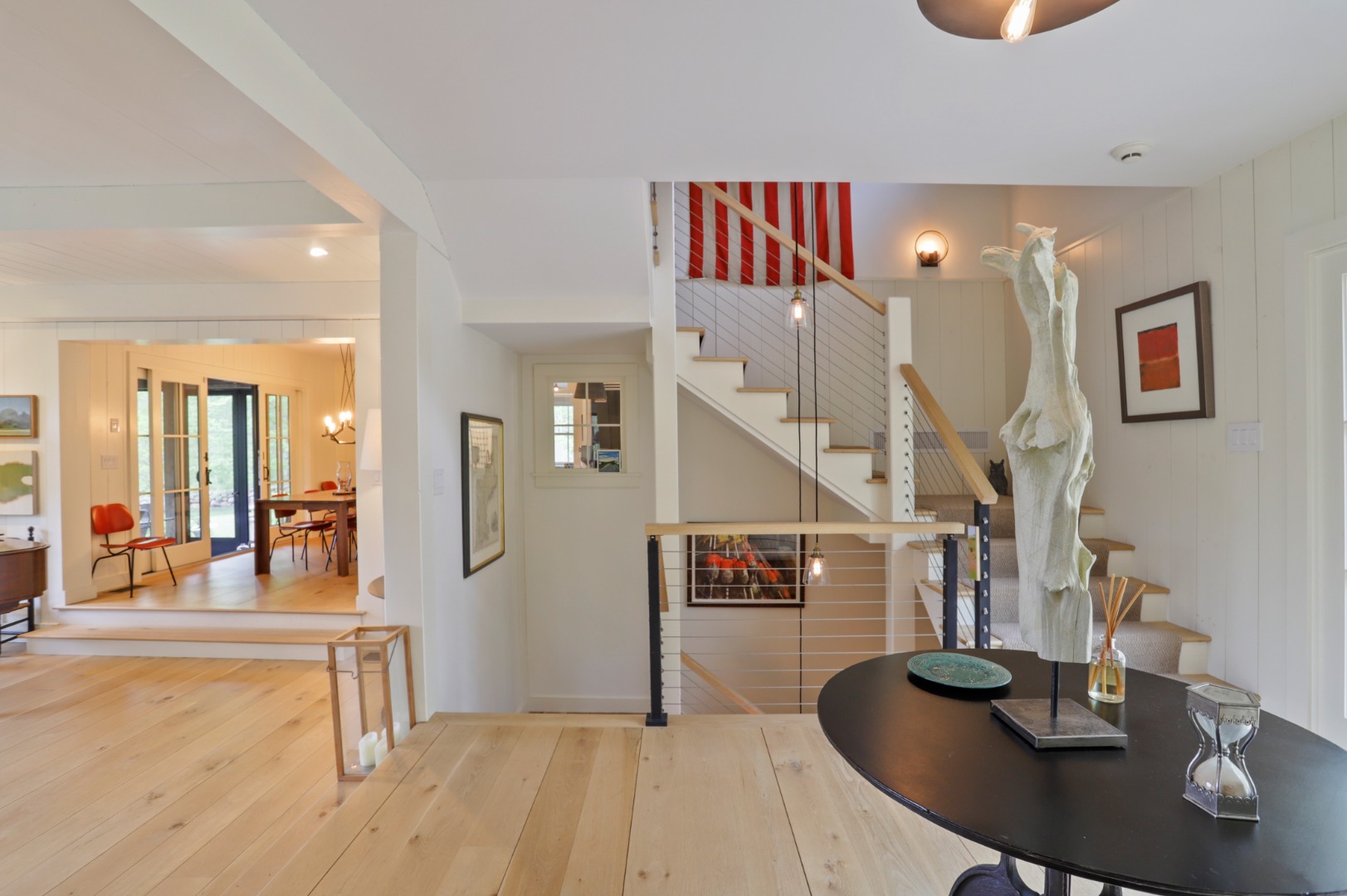 9 Ridge Hill Road Chilmark, MA 02535 - Photo 39 of 48 a living room with furniture and a table