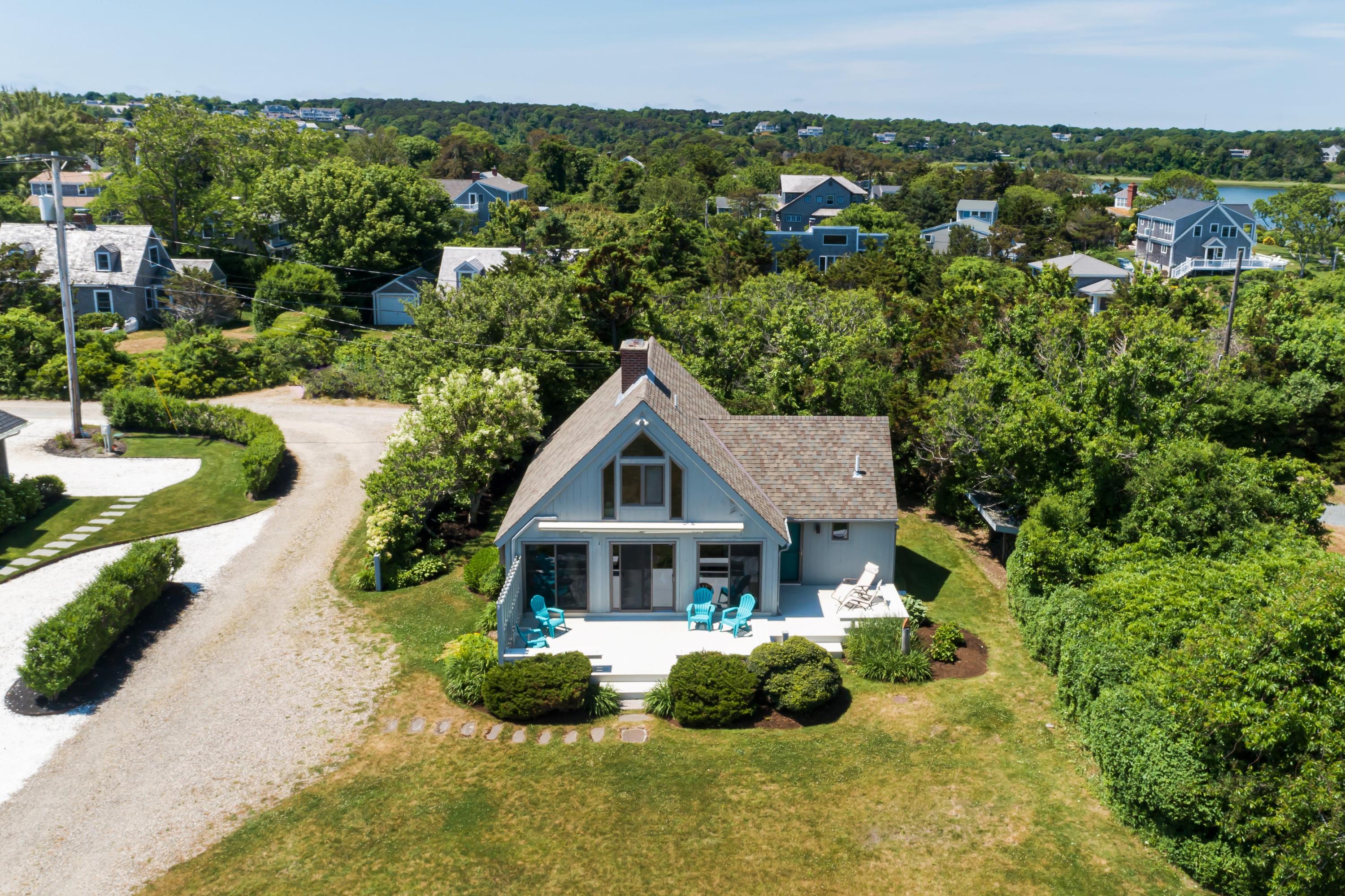2-7 Skunk Bluff Orleans, MA 02653 - Photo 56 of 80 an aerial view of house with yard and green space