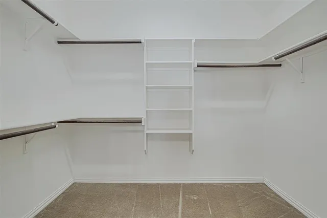 a view of walk in closet