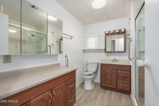 a view of a walk in closet