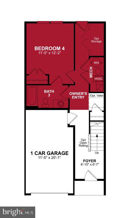 7360 Thomas Grant Drive Alexandria, VA 22315 - Photo 6 of 8 Lower Level Floor Plan