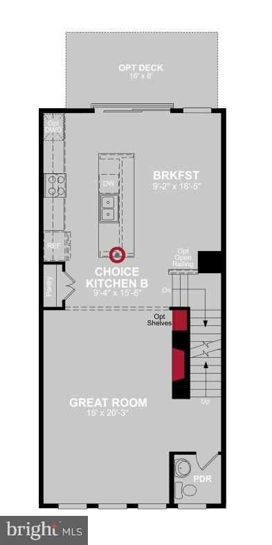 7360 Thomas Grant Drive Alexandria, VA 22315 - Photo 7 of 8 Main Level Floor Plan